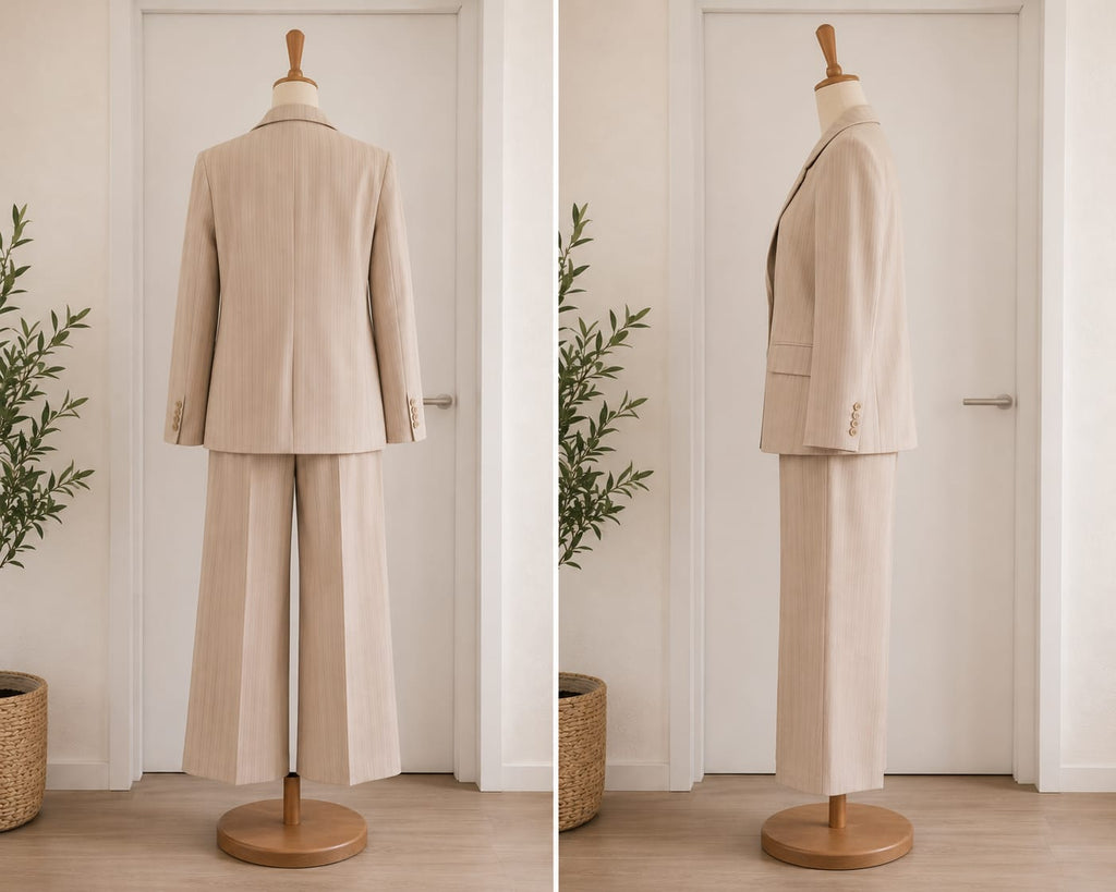 Ensemble Haut & Pantalon Large Fluide — Casual Chic